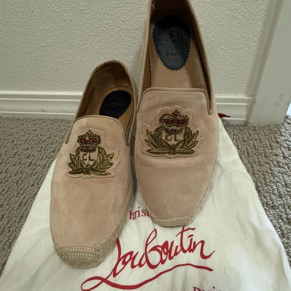 Christian Louboutin Beige Espadrilles for Men